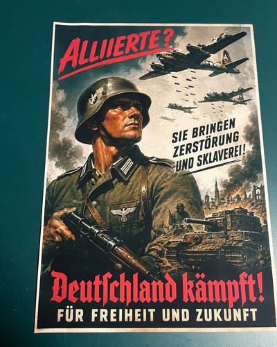 Wwii german propaganda - wwii, poster